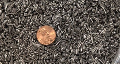 12lbs Stainless Steel Tumbling Deburr Media, Mixed