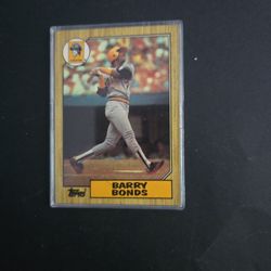 1987 Topps #320 Barry Bonds Rookie Card

