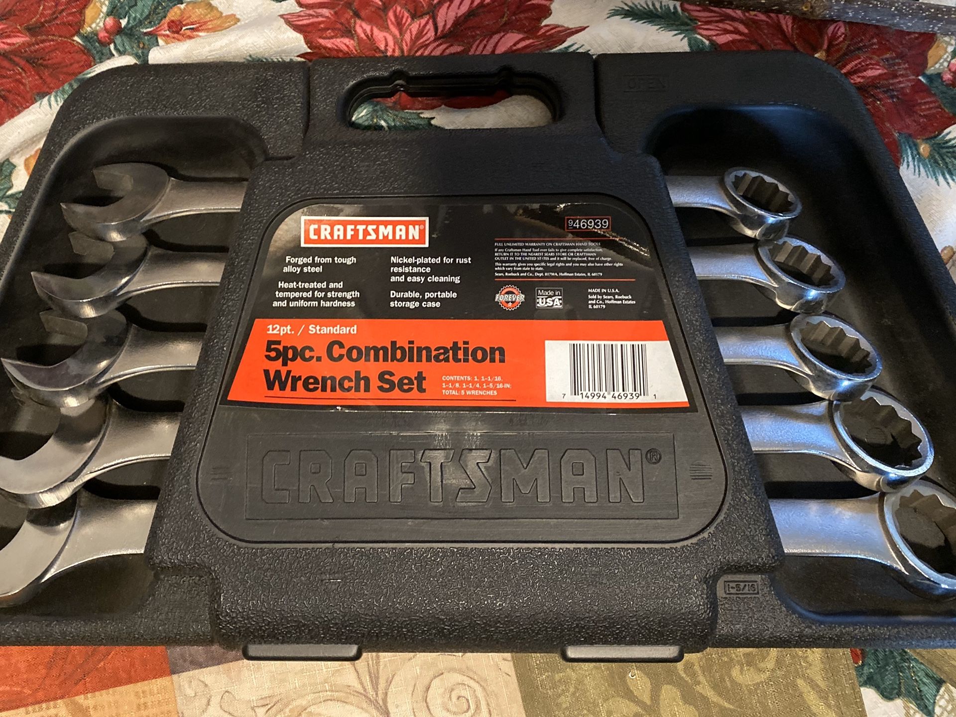 Craftsman 5pc. Combination Wrench Tool