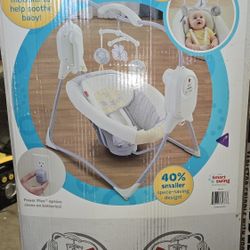 Fisher Price Power Space Saver Swing