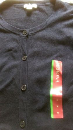 MERONA navy blue cardigan sweaters New size medium