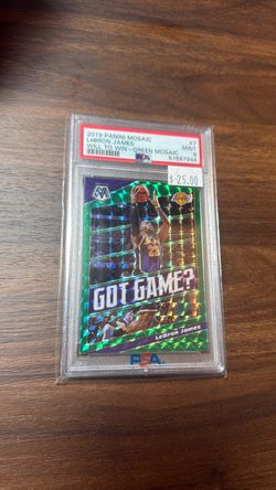 LEBRON JAMES PSA 9