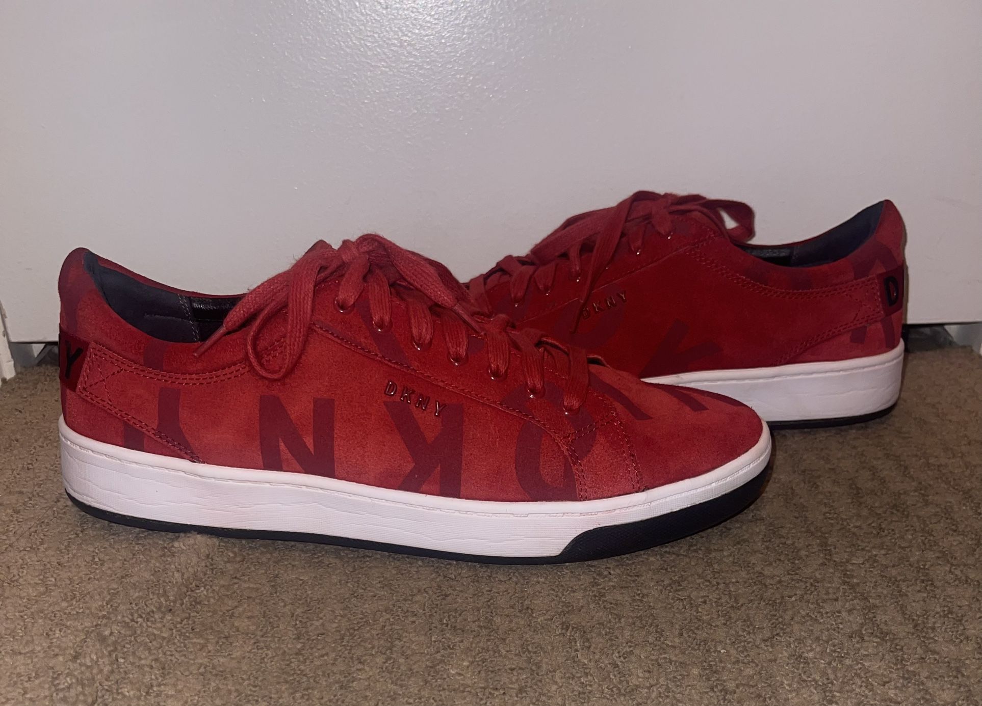 Men s DKNY Red Suede Shoes for Sale in Mesquite TX OfferUp