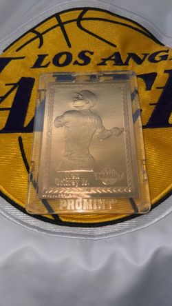 Ken Griffey Jr. Promint Gold Baseball Card #/022654