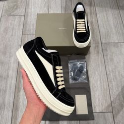 Rick Owen Vans - Black Suede