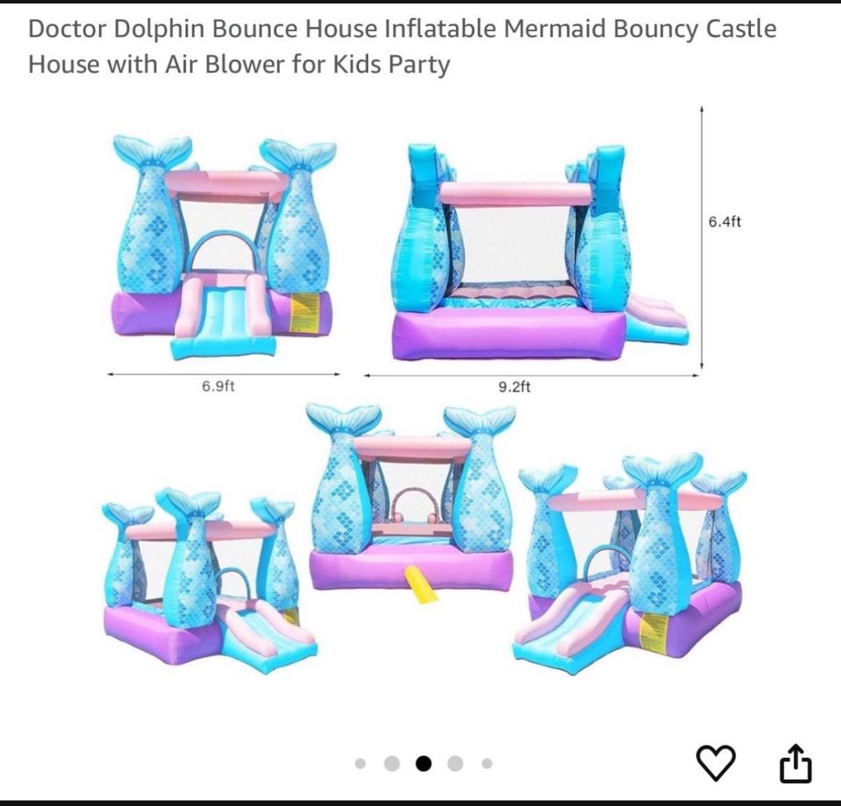 Mermaid Bounce blower Sold Seperately