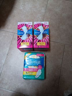 3 for $18 always pads size 1