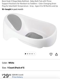 Boon Soak Baby Bathtub