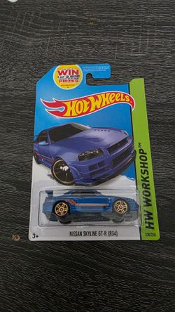 Hot Wheels - Nissan Skyline GT-R R34