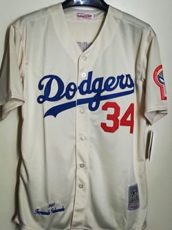 Mitchell & Ness Dodgers Fernando Valenzuela #34 Jersey