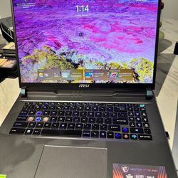 MSI laptop 32gb ram i9 processor 1tb ssd, 4070 GPU
