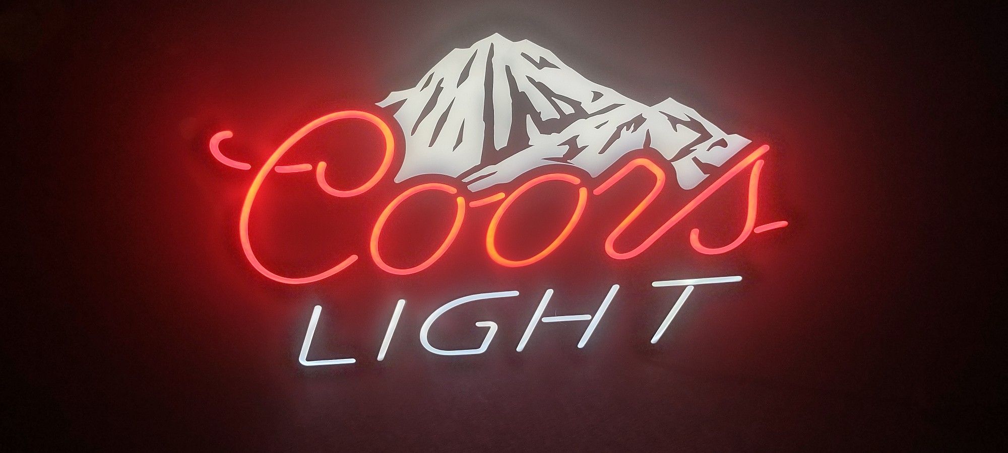 Coors Light , light up sign