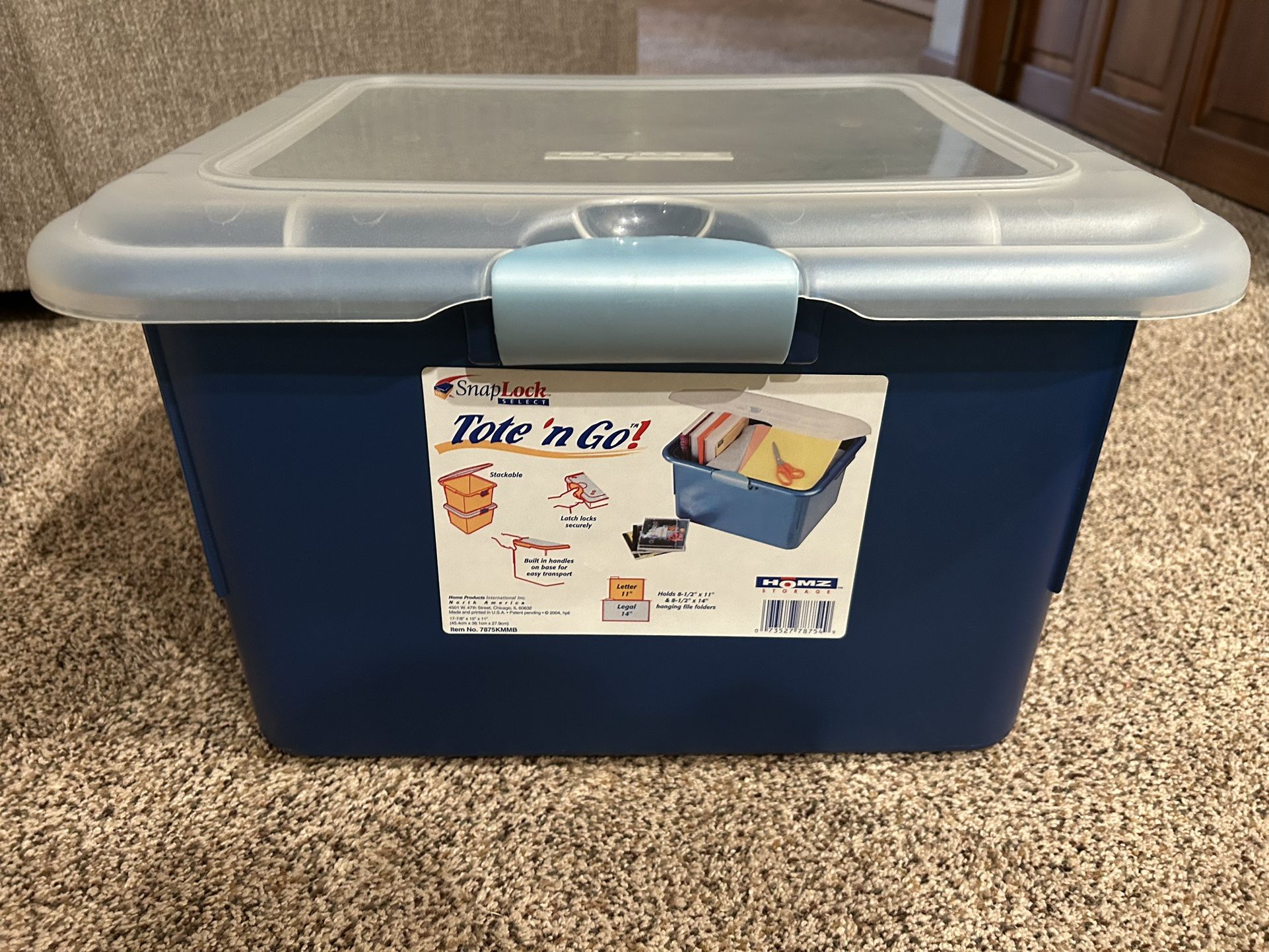 Blue Storage bin