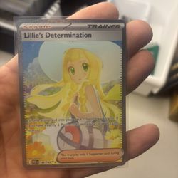 Lillie’s Determination 184/132 Pokemon Cards 