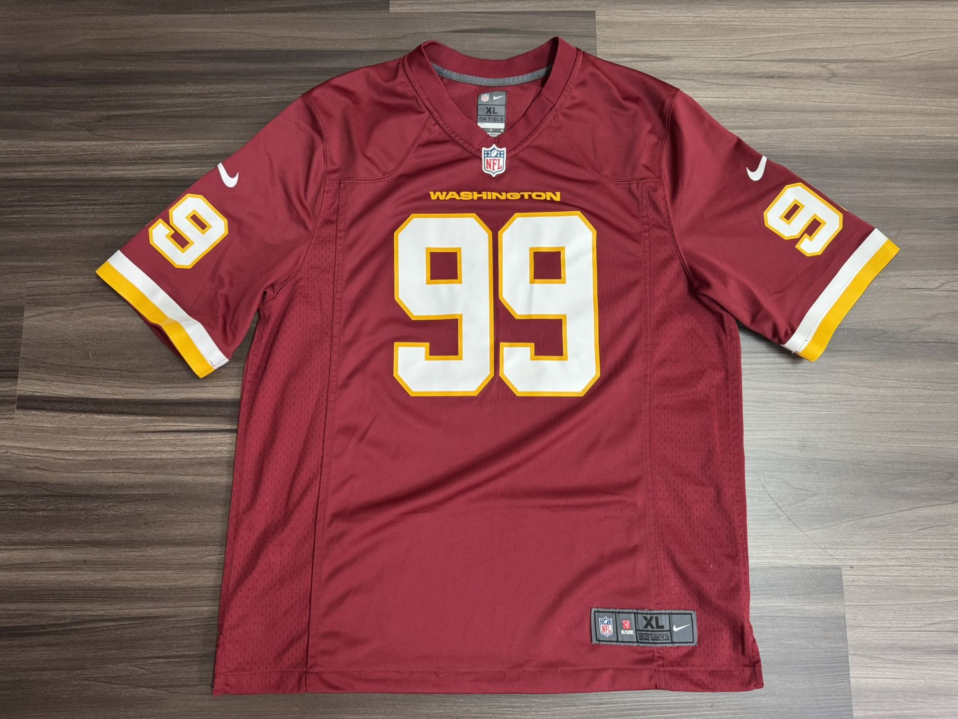 Nike Washington Commanders Redskins Chase Young #99 On-Field Jersey Men’s XL