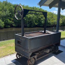 Outdoor Barbecue Pit