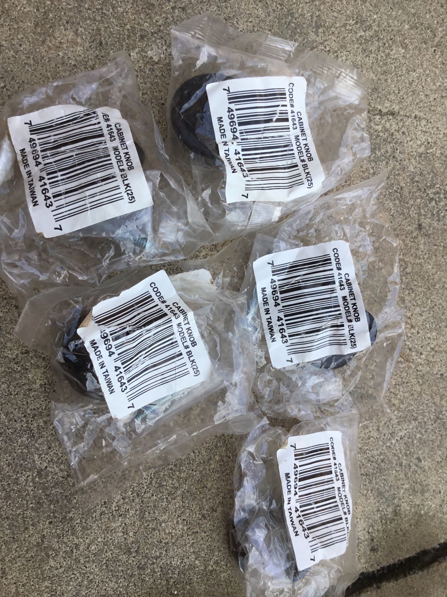5 new Cabinet knobs
