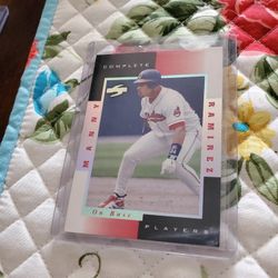Manny Ramirez 1997 Score Complete Player Insert Baseball Card 