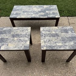 *Brand New 3 Piece * Coffee Table W/2 Side Tables 