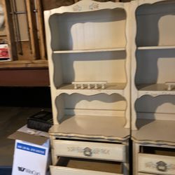 Set Of 2  Dressers Solid Oak 6 Ft High 5.5 Ft Wide