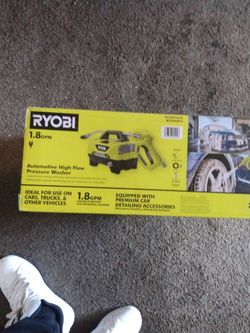 Ryobi 1.8 gmp pressure washer