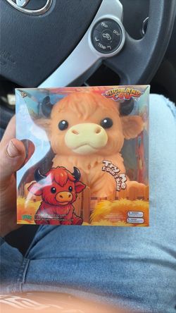 Jumbo Highland cow squishy