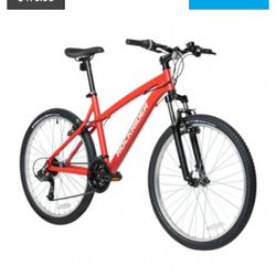 Men's Rockrider ST50 Lightweight Aluminum Mountain Bike, Fits 6'0"-6'5", Red XL NEW