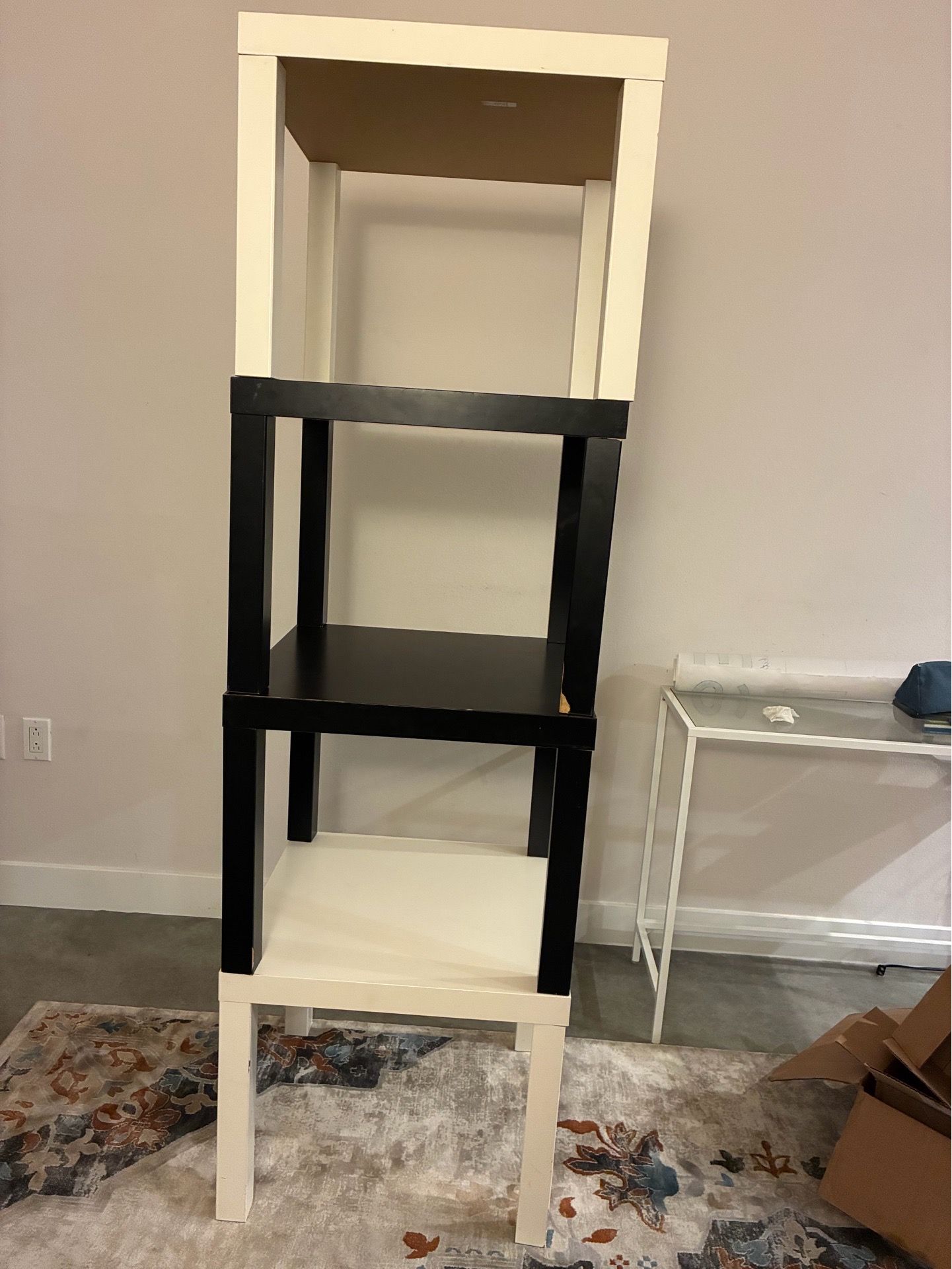 Set of 4 IKEA LACK Side Tables