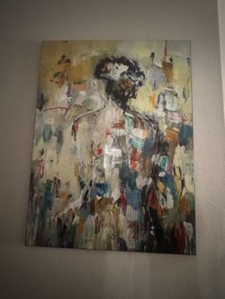 Large abstract wall decor