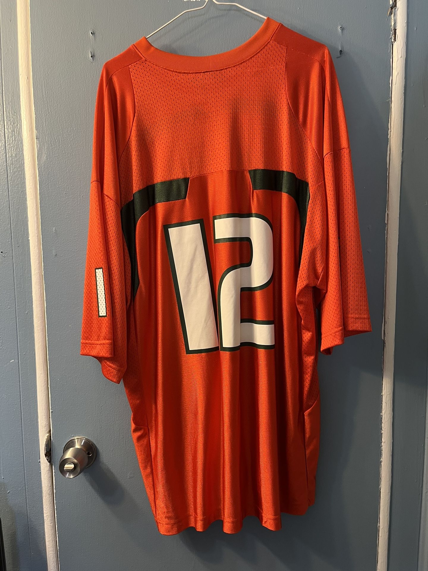 Jim Kelly Miami Hurricanes Nike XXL Mesh Jersey 