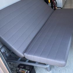 Use futon, grey size open all the way in very very, very good condition