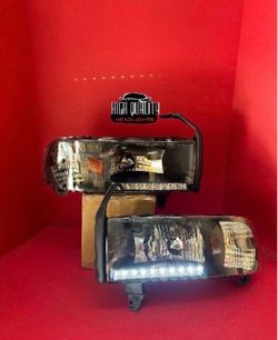 Dodge Ram 1994. 2001 Headlights.