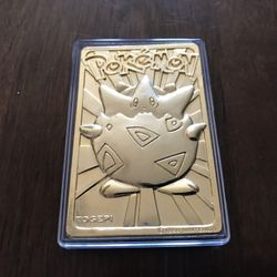 Pokémon Togepi Gold Card Burger King 1999