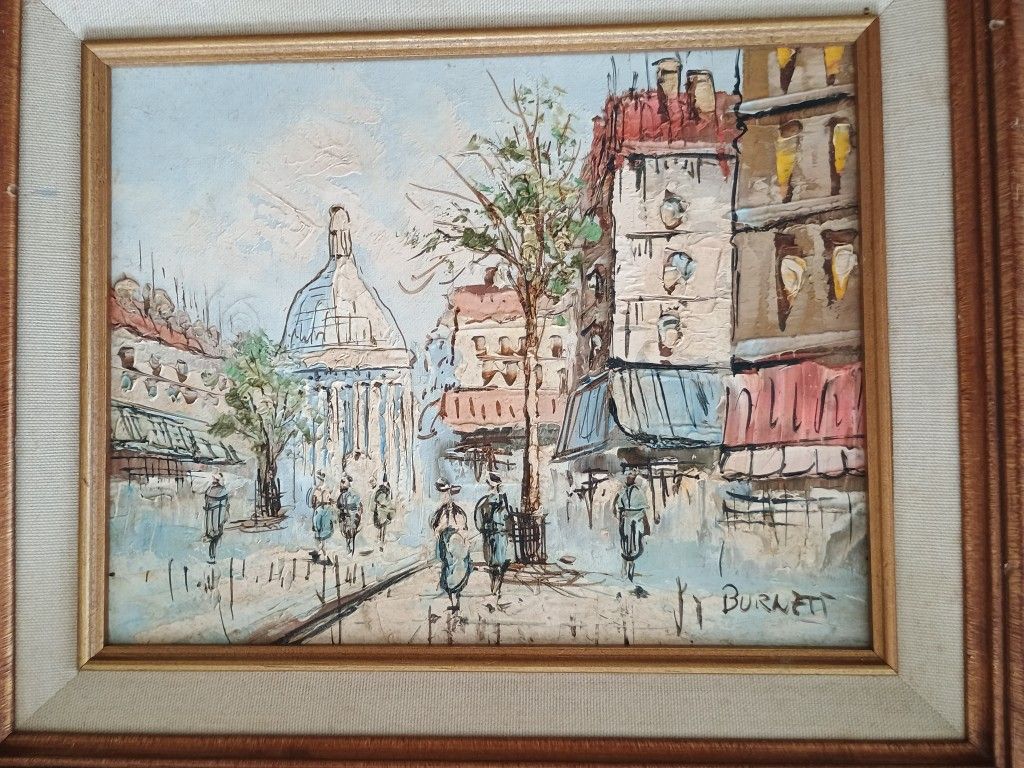 Burnett Canvas City Landscape Cash Only Pick Up Only 