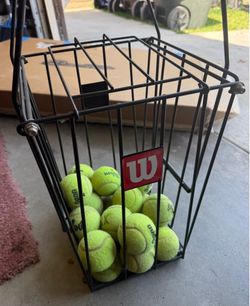 Wilson Tennis Ball Collector Basket