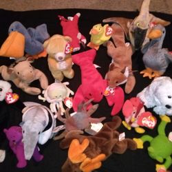 Vintage TY Beanie Babies Collection 