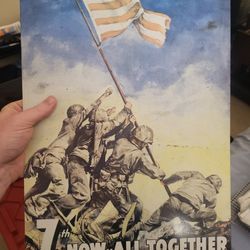 WWII Metal Poster