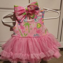 Barbie Print With Matching Headband 