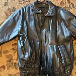 Free men’s leather coat