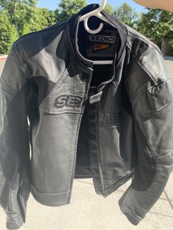 Sedici Diego Leather motorcycle jacket size 48 us 58 euro