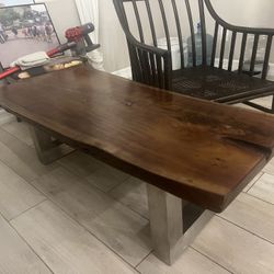 Real Wooden Coffee Table Poetry Barn