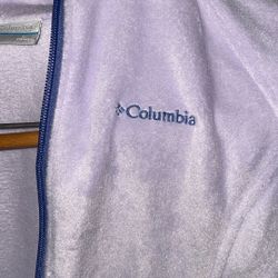 Columbia Girls Kids L Full Zip Up Fleece Jacket