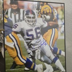 Lawerance Taylor Autographed And Authenticated Photo ( Poster Size) 