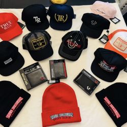 Mens True Religion Hats And Wallets 