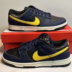 Size 11 - Nike Dunk Low Vintage Michigan Men’s Authentic - Brand New