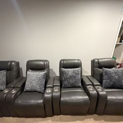 Theater Seating Chair And A Couch
