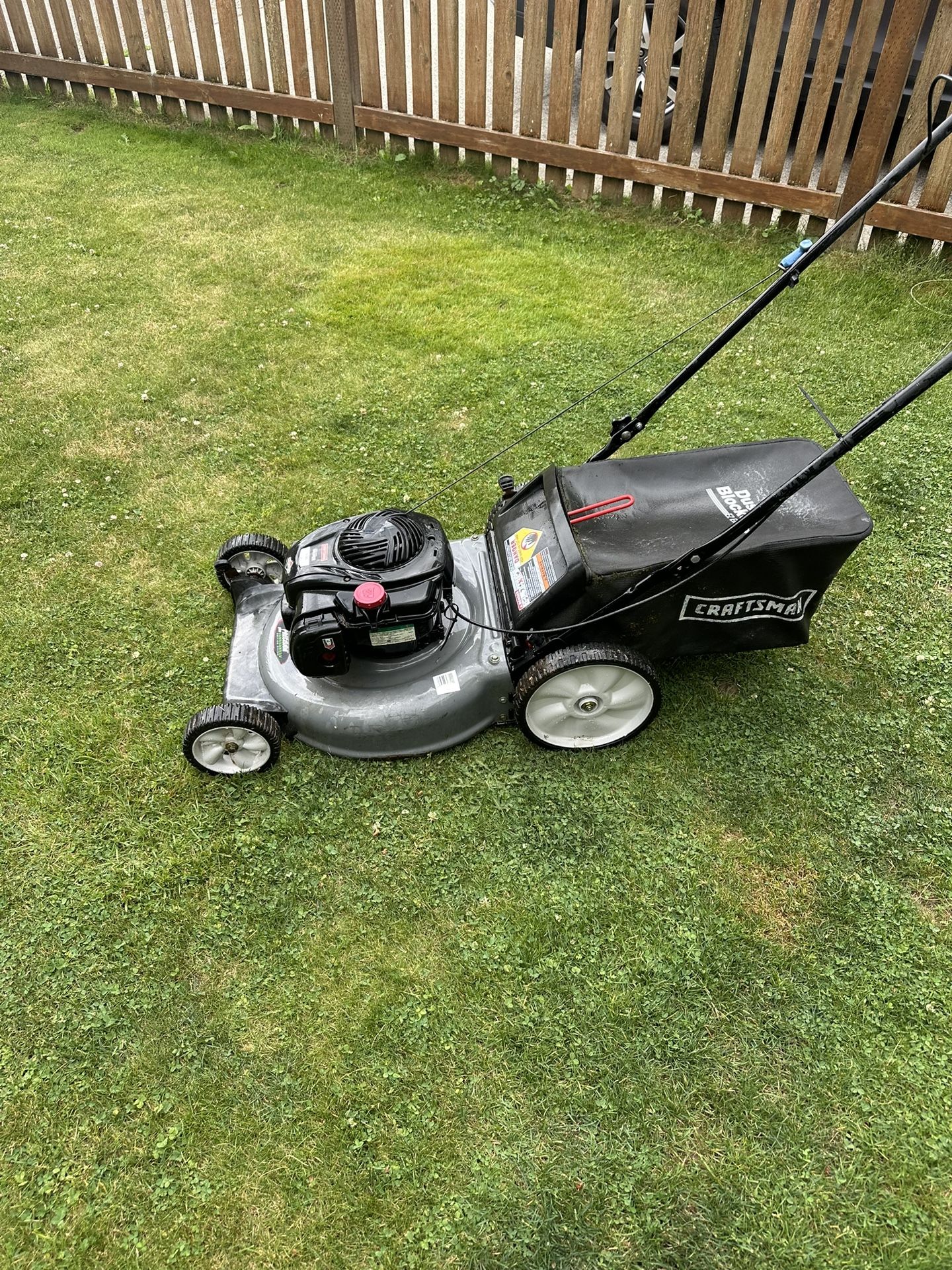 Push craftsman lawn mower