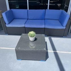 Patio Couch And Coffee Table