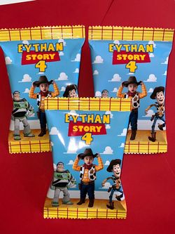 Custom chip bags Toy Story