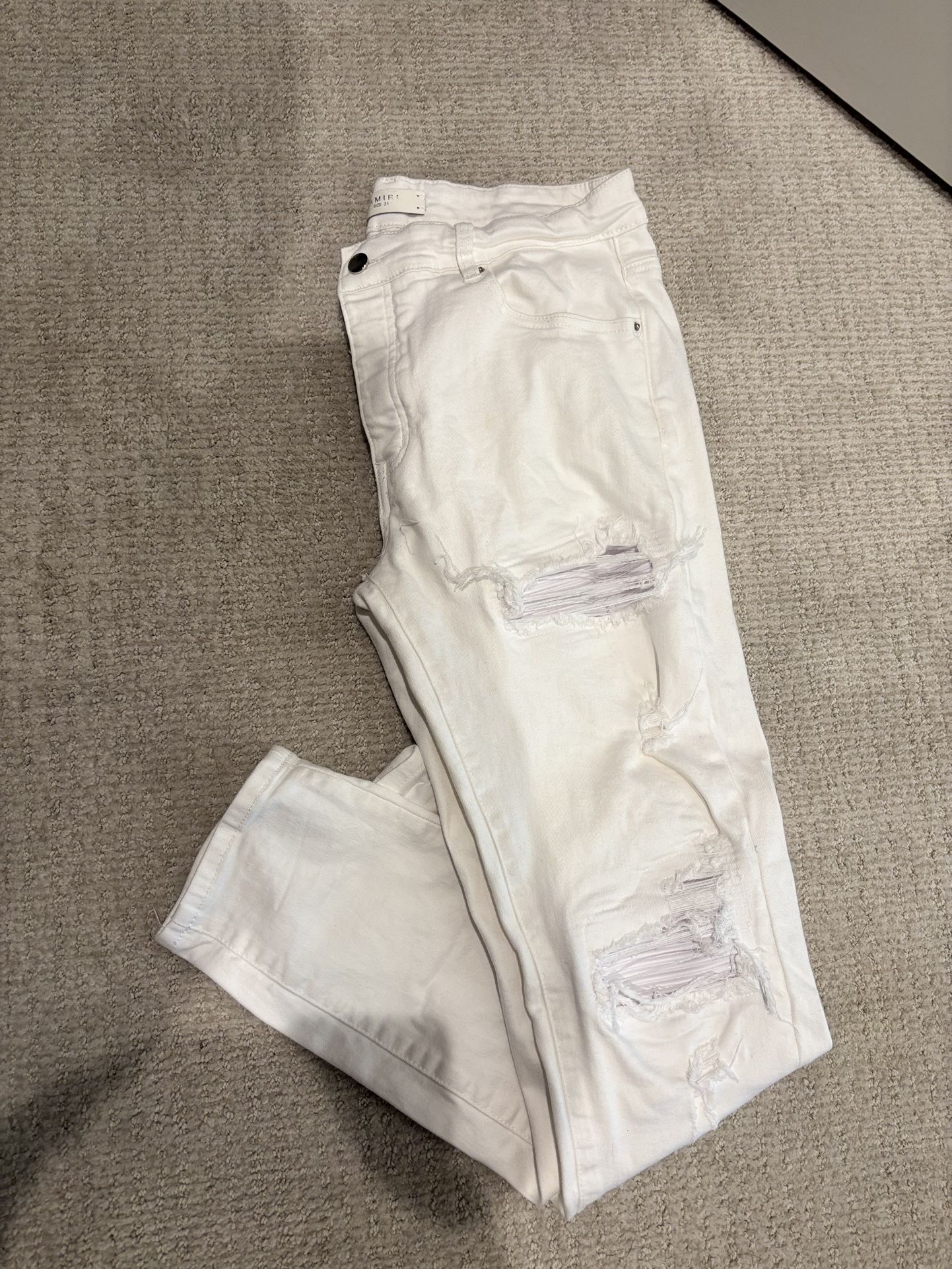 Mike Amiri Jeans White